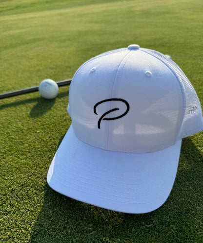 Signature P Snapback - White