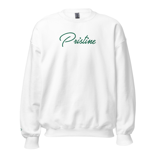 Pristine Crewneck - White/Green
